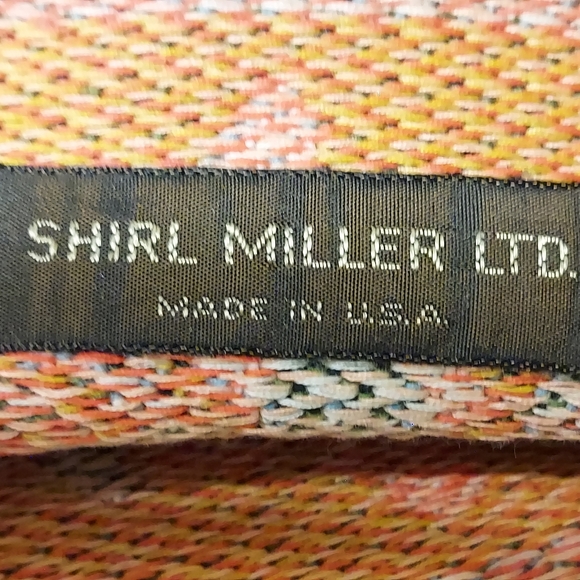 Shirl Miller LTD. Floral Tapestry Print Pouch Clutch Bag Wristlet - Picture 10 of 11